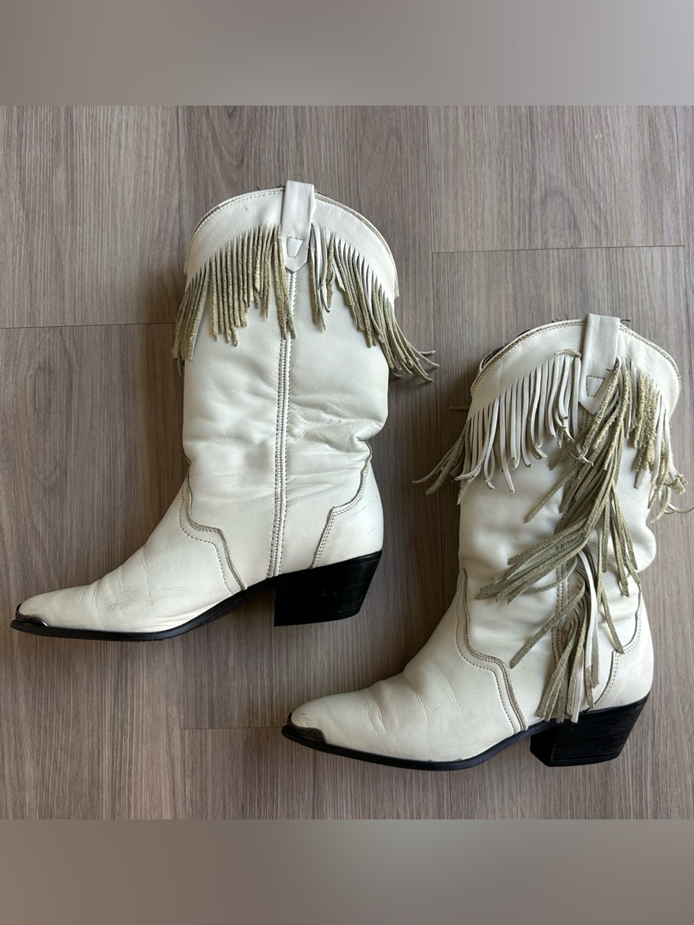 vintage leather cowboy boots